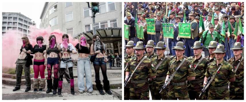Salvate le transfemministe, spaventate dagli alpini a Genova: “Maschi tossici e molestatori”