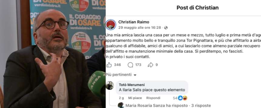 Christian Raimo affitta casa, ma prima vuole il certificato antifascista: la Rete lo sommerge di sfottò