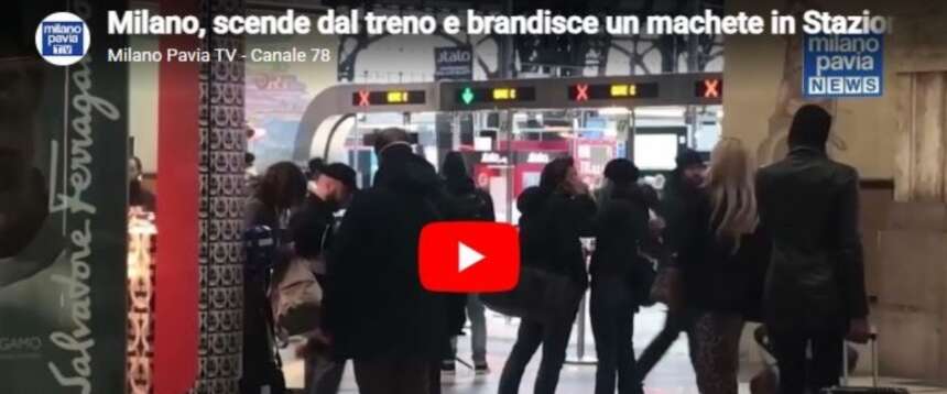 Paura in stazione a Milano, gambiano col machete semina il panico: bloccato col taser