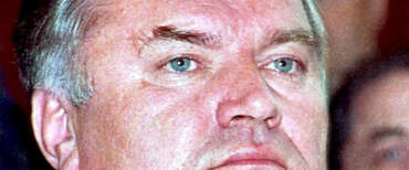 Un’ immagine d’ archivio del generale Ratko Mladic,  condannato per crimini di guerra dal tribunale internazionale dell’ Aja sulla ex Jugoslavia