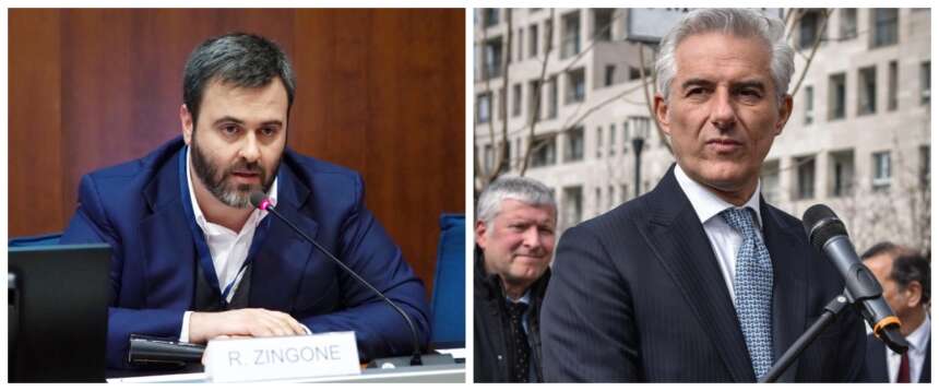 Raffaele Zingone (Banca Ifis), a destra Riccardo Serini (Prelios)