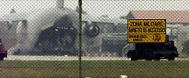 Un’ immagine di archivio della base Usaf di Aviano (Pordenone)