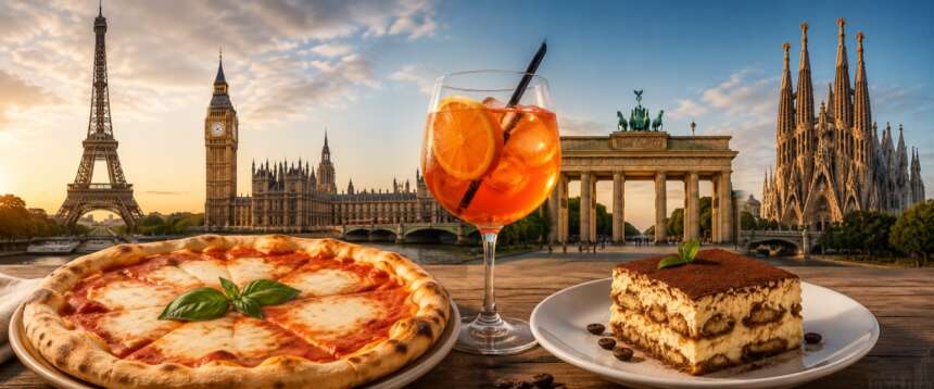 Pizza Margherita, tiramisù e spritz: così l’Italia conquista i palati del mondo