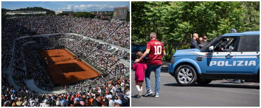 Tra derby dell’Olimpico e tennis al Foro Italico zero incidenti. Roma vince la sfida della sicurezza