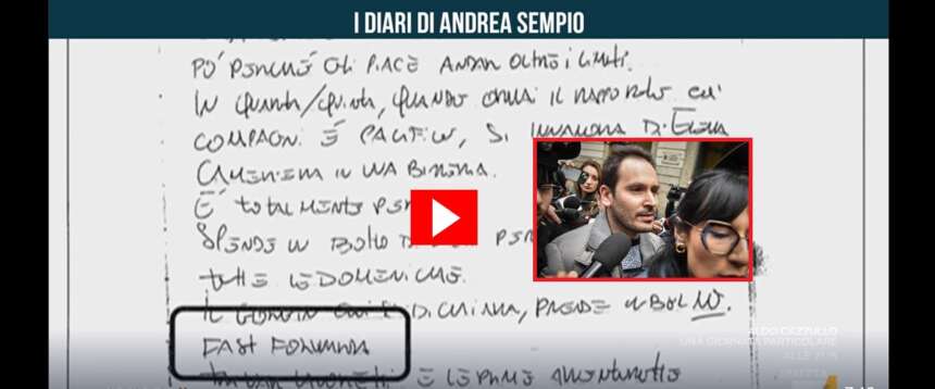 Garlasco, spuntano i diari e le ricerche web di Sempio: c’è anche un test sugli psico-killer (video)