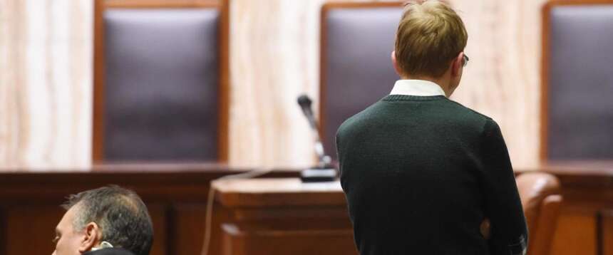 Alberto Stati in Aula nel dicembre 2014 in attesa della sentenza d’Appello bis per il delitto di Garlasco