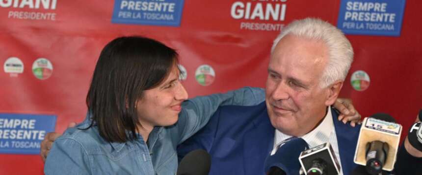 Elly Schlein e Eugenio Giani, che ha annunciato battaglia contro il Cpr in Toscana