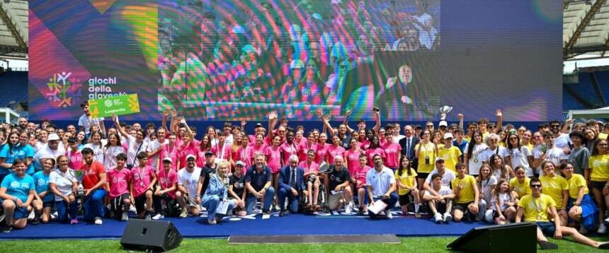 Giochi della Gioventù: la festa dei seimila allo Stadio Olimpico. Abodi e Valditara premiano i vincitori
