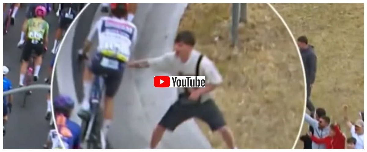 follia al giro d8217italia a napoli due ragazzi provano a far cadere i ciclisti video denunciati da Secoloditalia.it follia al giro d8217italia a napoli due ragazzi provano a far cadere i ciclisti video denunciati