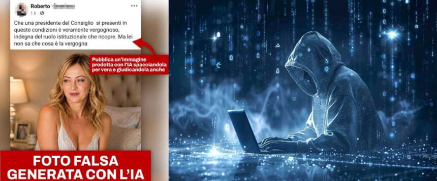 Meloni svestita dall’intelligenza artificiale e insultata: l’ultimo oltraggio degli hater contro la premier