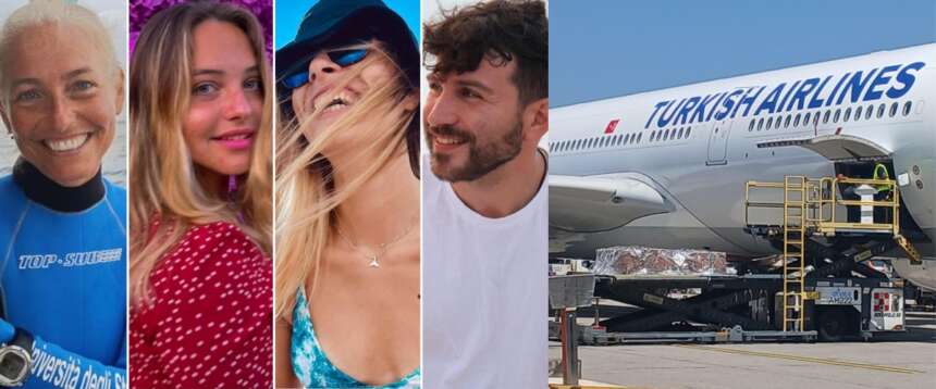 Atterrato a Malpensa il volo con le salme dei 4 sub italiani. Il marito di Monica: l’università ha già rimosso il suo profilo accademico (video)
