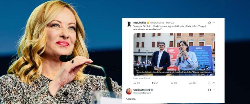 «A posto»: due parole bastano a Meloni per smentire Schlein e smontare la narrazione della sinistra