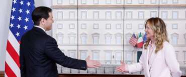 L’incontro tra Meloni e Rubio a Palazzo Chigi