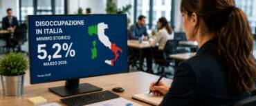 Lavoro, disoccupazione ai minimi storici in Italia: a marzo cala al 5,2%