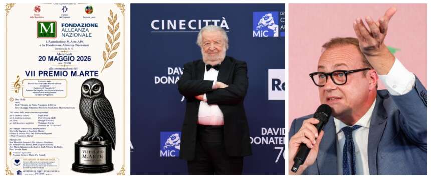 Pupi Avati e Tommaso Cerno tra i protagonisti del premio M.Arte 2026: appuntamento all’Auditorium