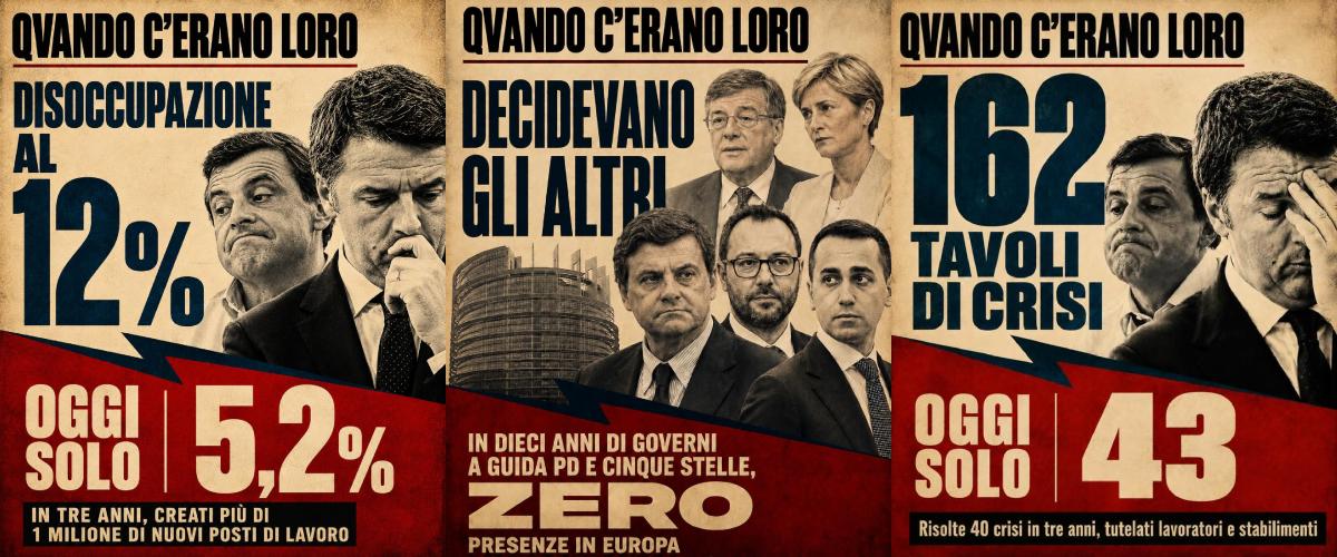 160quando c8217erano loro8230 la campagna social ormai 232 un tormentone e ora affonda renzi sui dati economici da Secoloditalia.it 160quando c8217erano loro8230 la campagna social ormai 232 un tormentone e ora affonda renzi sui dati economici