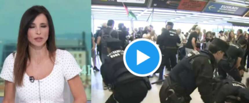 Flotilla, il bentornati della Spagna agli attivisti: manganellati dalla polizia. La sinistra italiana parlerà di Ice di Sanchez? (video)