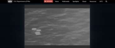 Una delle foto pubblicate dal Pentagono sul proprio sito nella sezione Usa
