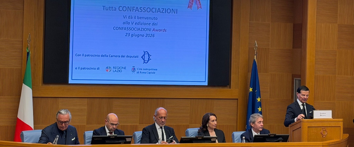 Confassociazioni awards 2026 alla Camera: premiate le eccellenze italiane e i professionisti