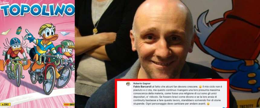 Topolino licenzia uno storico autore dopo 23 anni: ha litigato coi lettori su Fb. La difesa: mio diritto replicare agli hater
