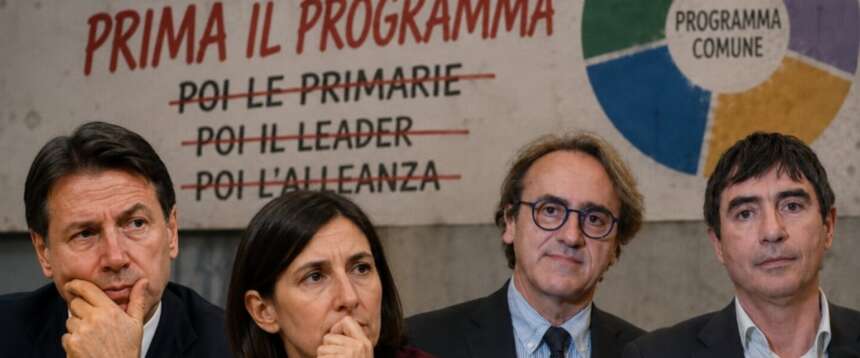 Campo largo, il programma comune è una barzelletta: nessuno l’ha visto arrivare. Due anni di annunci a vuoto