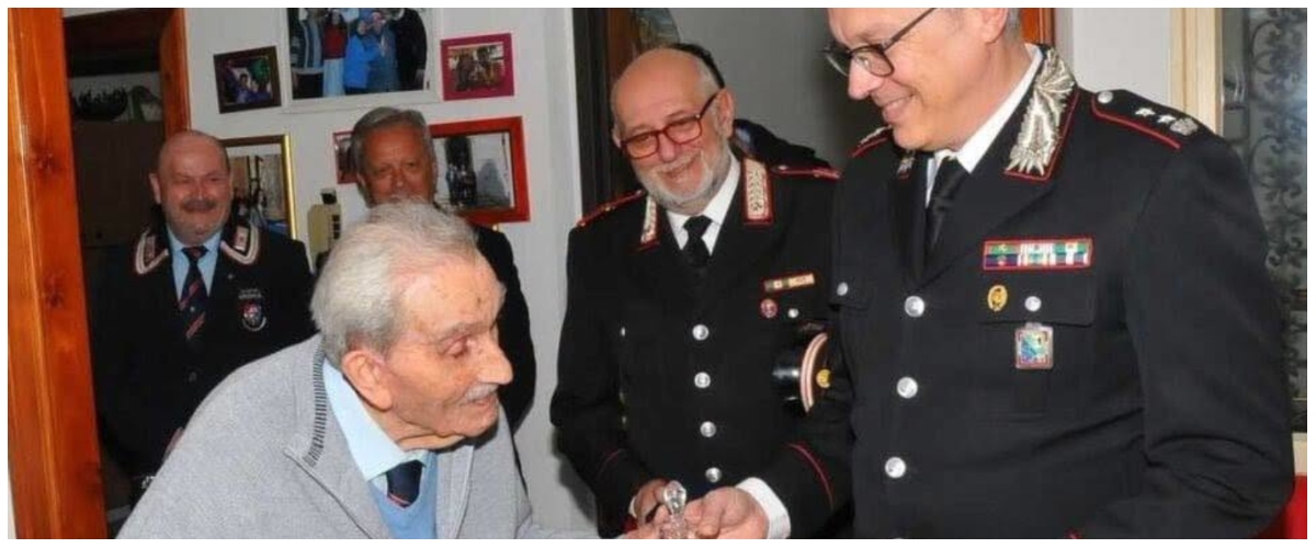 È morto a 109 anni Guerino Patani, il carabiniere più longevo d’Italia. Crosetto: il suo esempio resta nella storia dell’Arma