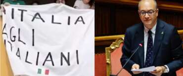 “Italia agli Italiani”, studenti puniti per lo striscione a Cesena: sei in condotta e tesina riparatoria sugli africani