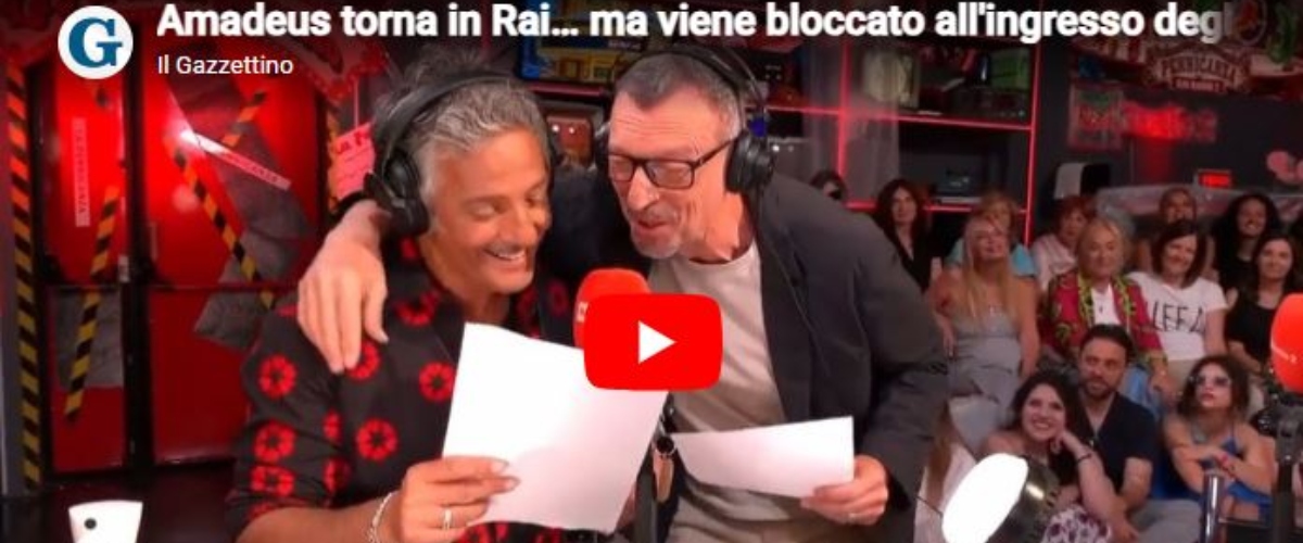 amadeus tenta pure la supplica canora per il ritorno in rai ma viale mazzini gela le speranze non risulta un suo ritorno video da Secoloditalia.it amadeus tenta pure la supplica canora per il ritorno in rai ma viale mazzini gela le speranze non risulta un suo ritorno video
