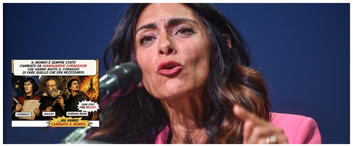Pina Picierno l’ha detto davvero: “Io sono come Copernico, Galileo e Giordano Bruno” (video)