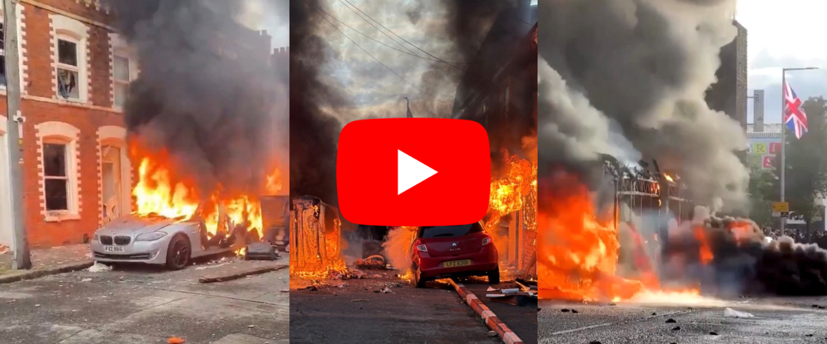 belfast brucia dopo la tentata decapitazione in strada nella protesta anti immigrati auto in fiamme e strade bloccate video da Secoloditalia.it belfast brucia dopo la tentata decapitazione in strada nella protesta anti immigrati auto in fiamme e strade bloccate video