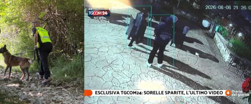 Sorelle scomparse, un mistero fitto come il buio che avvolge le loro ultime immagini