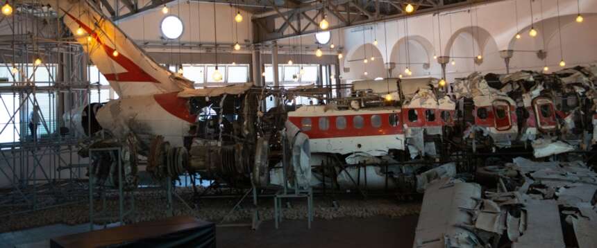 Bologna, 20/06/2020, Museo della strage di Ustica, l’aereo ricostruito. Celebrazione del quarantennale della strage di Ustica in presenza del presidente della camera Roberto Fico. L’anniversario si è svolto tra Palazzo D’Accursio dove il presidente Fico ha incontrato i familiari delle vittime e il museo di Ustica dove tutti i presenti sono intervenuti in una diretta e hanno discusso in una tavola rotonda organizzata per l’occasione. Foto Max Cavallari/Ansa