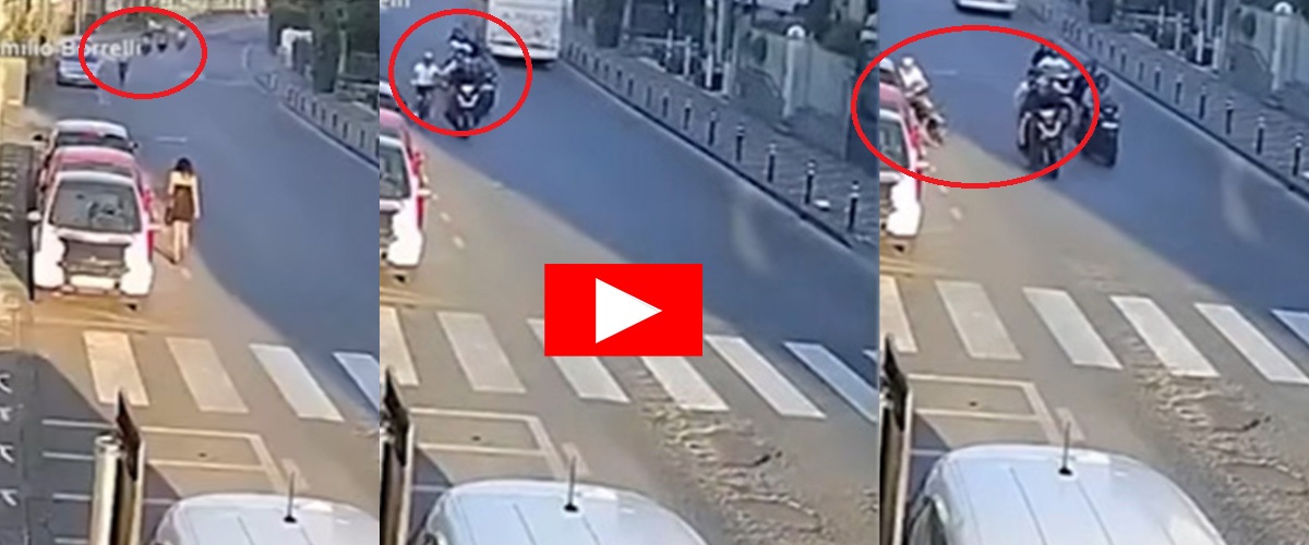Spintona a terra un anziano dallo scooter poi il minorenne si costituisce. Dopo l’uscita del video…
