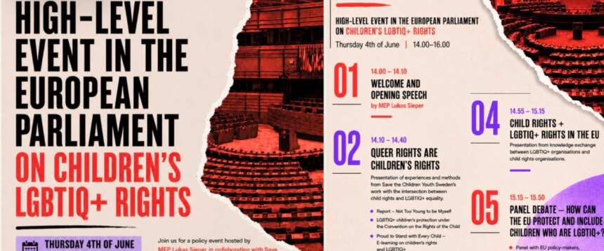 La sinistra europea fuori di senno: organizzato un evento sui “diritti dei bambini lgbt”. FdI: «Deriva folle e ideologica»