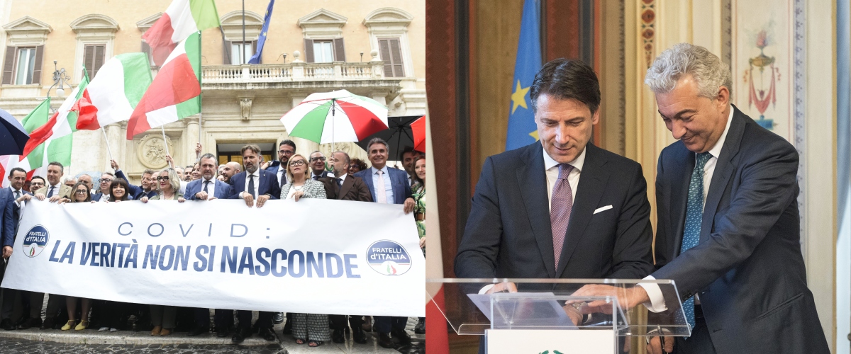 Covid, FdI incalza Conte: “Aiuti a far emergere la verità sulle consulenze incassate dai suoi ex colleghi di studio”