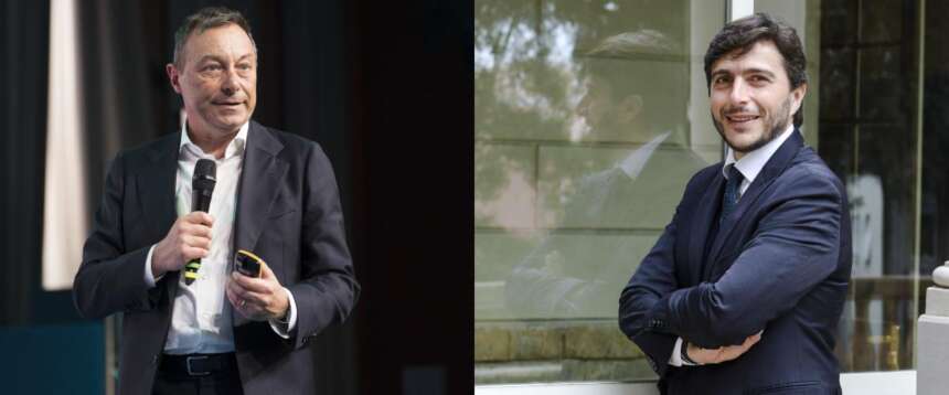 Il Presidente di Simest, Vittorio de Pedys; il Ceo eFM Global, Daniele Di Fausto