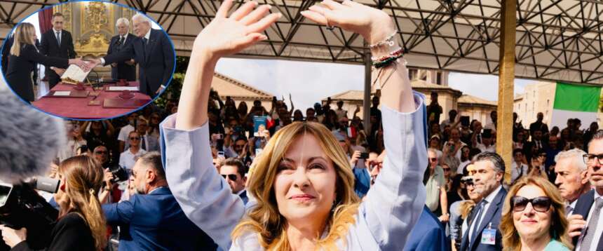 Svegliate la sinistra ancora a lutto: per la prima volta c’è una donna a Palazzo Chigi, si chiama Giorgia Meloni ed è di destra