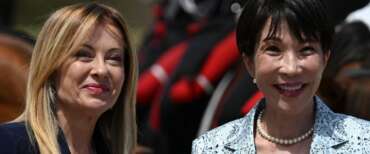 La premier Giorgia Meloni e la sua omologa giapponese Sanae Takaichi