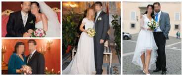 I quattro matrimoni del 52enne romano