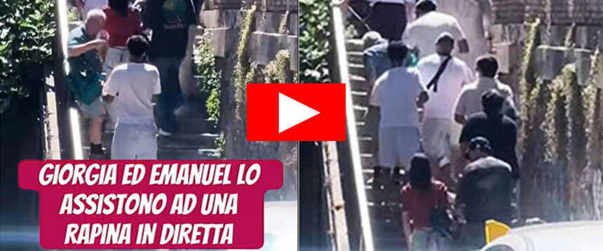 Bufera su Giorgia dopo il video del tentato scippo all’anziano: “Non mi sono accorta di nulla”