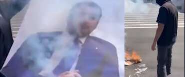 Alla Sapienza i Collettivi “democratici” a volto coperto danno fuoco all’immagine di Salvini. La Russa e Fontana: inaccettabile