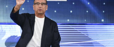 Sanremo Festival host and artistic director Carlo Conti attends a press conference during the 76th edition of the Sanremo Italian Song Festival, in Sanremo, Italy, 1st March 2026. The music festival will run from 24 to 28 February 2026.   ANSA/RICCARDO ANTIMIANI