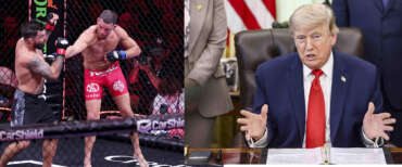 Trump festeggia gli 80 anni con una gabbia per Mma e un certificato di giovinezza: “Ha 14 anni meno”