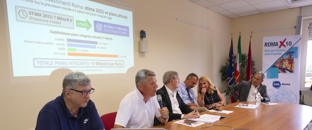 Roma x10, UGL inchioda Gualtieri: “Persi 60mila posti dopo il Giubileo. Tasse sulle buste paga le più alte d’Italia”