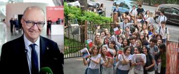 Il ministro dell’Istruzione, Giuseppe Valditara, incoraggia i ragazzi in vista dell’inizio dell’esame di maturità 2026