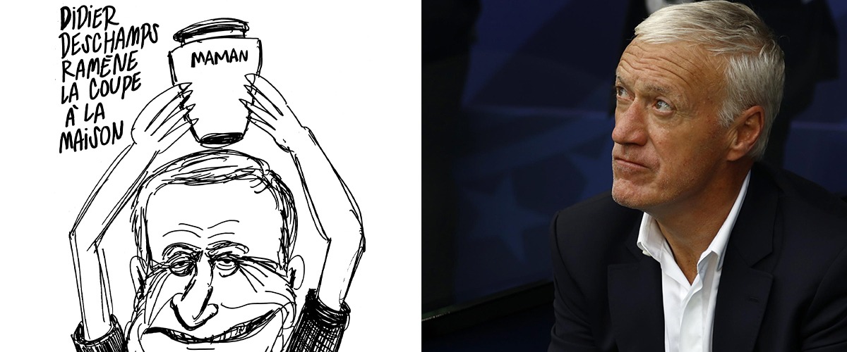 Controversia su vignetta satirica di Charlie Hebdo su Deschamps