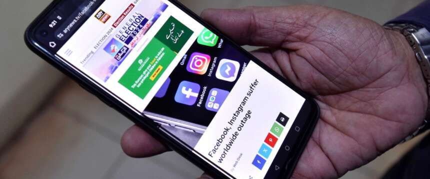 Blackout social, Instagram e Facebook down