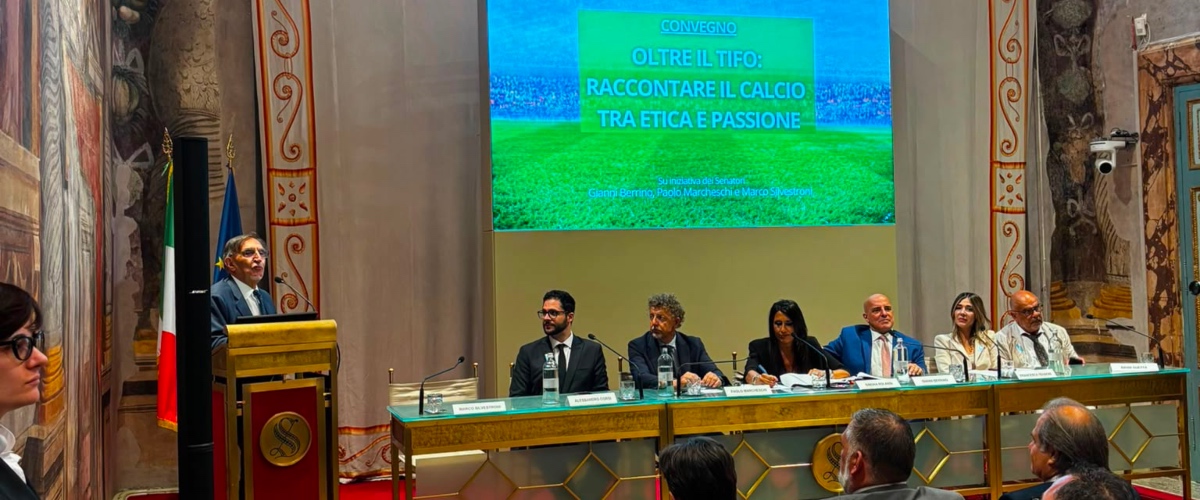 “Oltre il calcio” per etica e passione: il convegno di FdI sulla nuova frontiera del pallone, tra rispetto e informazione