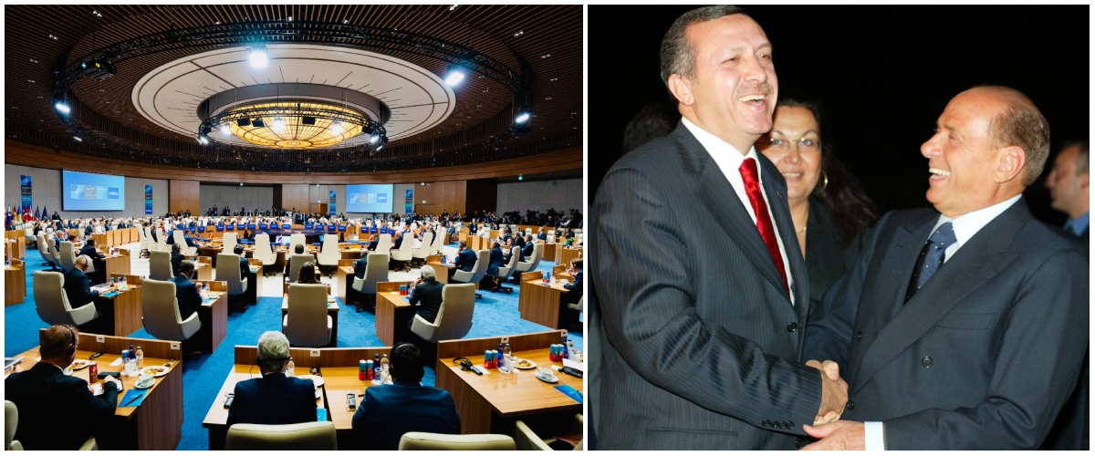Al vertice Nato Erdogan ricorda l’amico Silvio: “Con Berlusconi un legame speciale”. Il retroscena svelato da Tajani