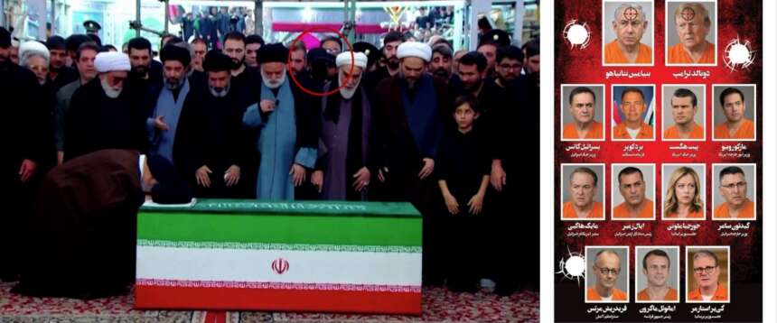 Iran, un giornale di Teheran pubblica la foto dei leader che attendono la “vendetta della nazione”. C’è anche Giorgia Meloni